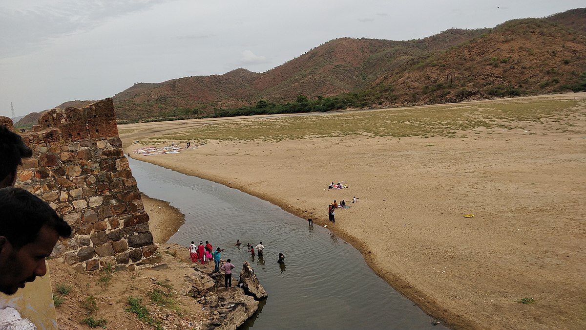 Ancient stone walls and ruins of Siddhavatam Fort